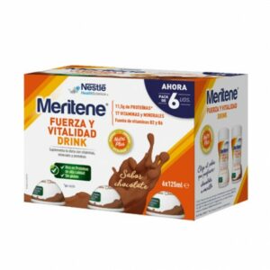 195152 - MERITENE FUERZA Y VITALIDAD DRINK PACK 6 CHOCOLA