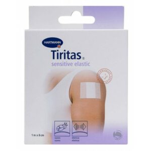 258233 - TIRITAS SENSITIVE ELASTIC 8CMX1M 1 ROLLO